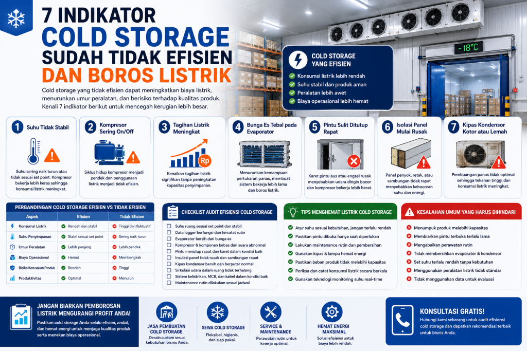 7 Indikator Cold Storage