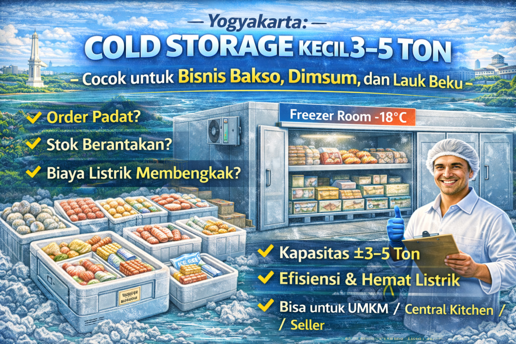 Cold Storage Kecil 3–5 Ton Cocok untuk bisnis
