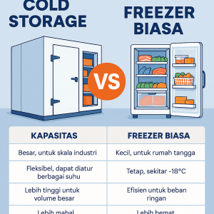  Perbandingan Cold Storage dan Freezer Biasa