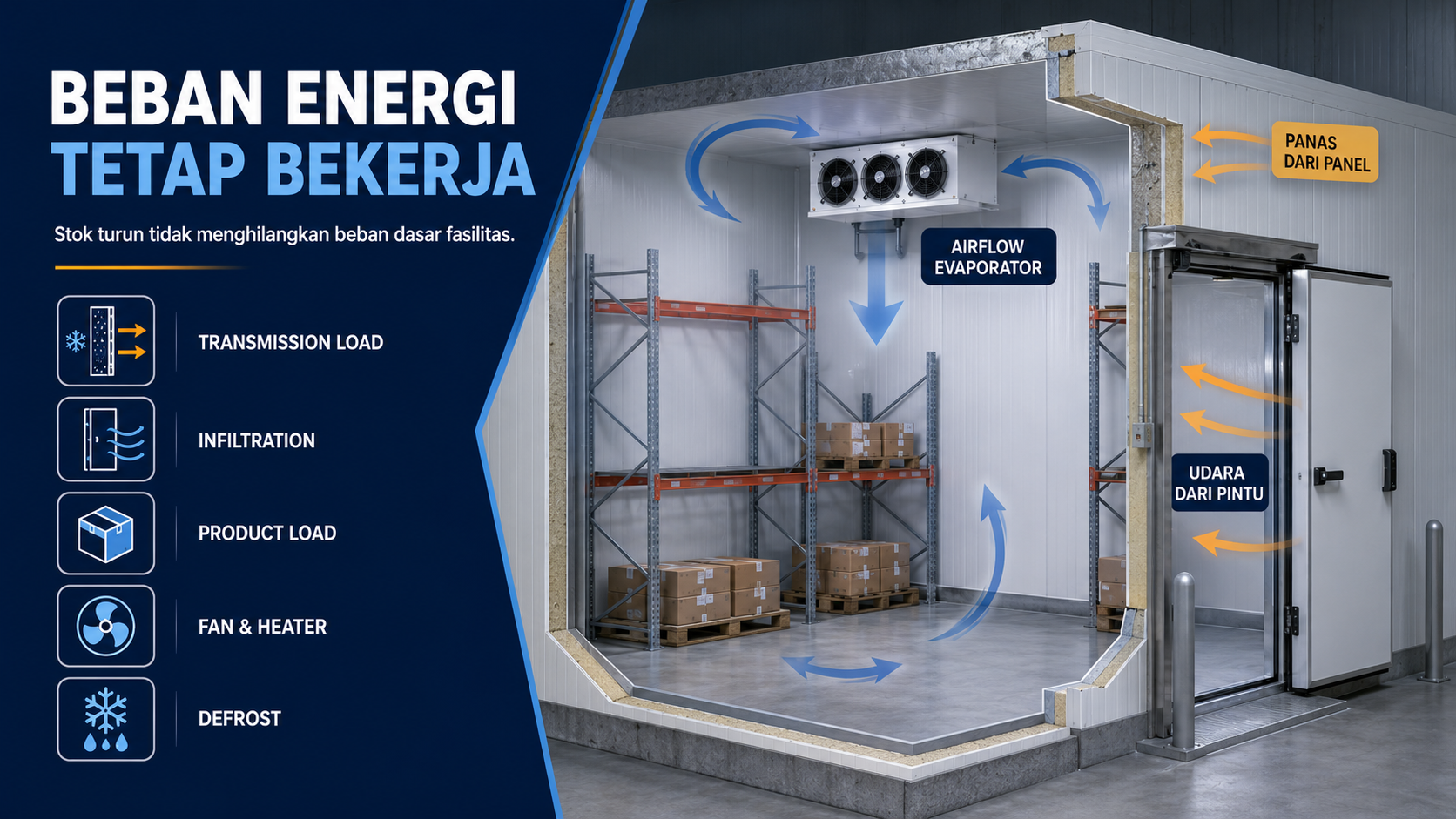 tagihan listrik cold storage 