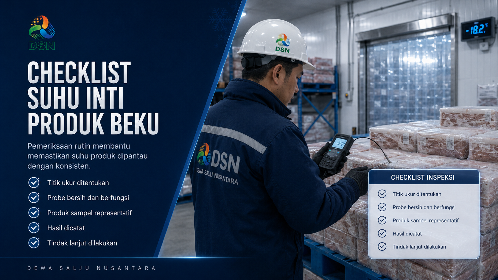 Perbandingan sensor udara dan kondisi suhu produk di cold storage