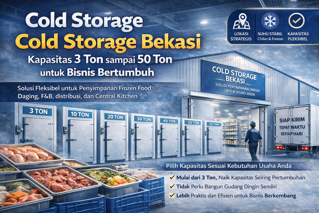 cold storage bekasi kapasitas 3 ton