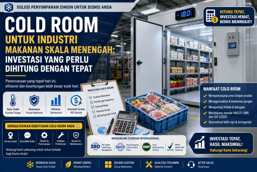 cold room untuk industri makanan