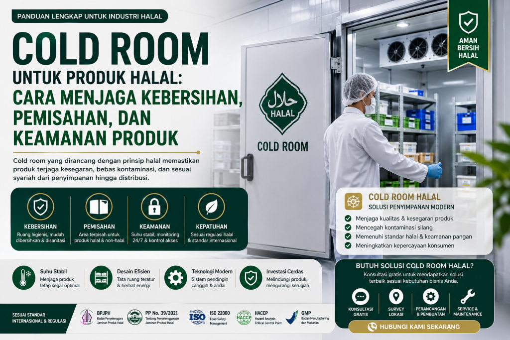 cold room untuk produk hala