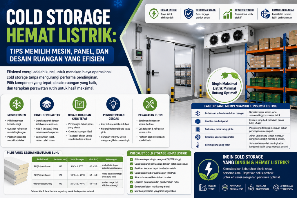 Cold storage hemat listrik