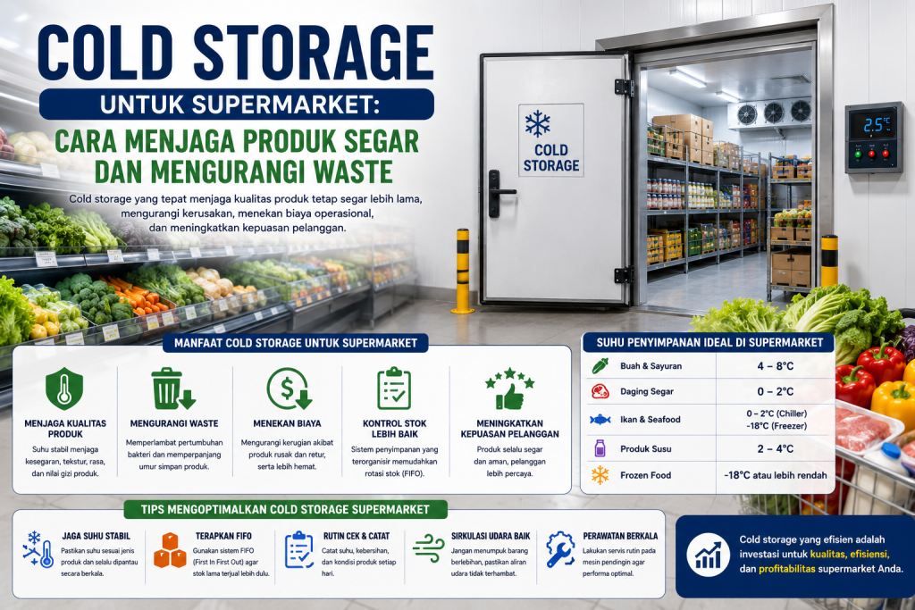 cold storage untuk supermarket