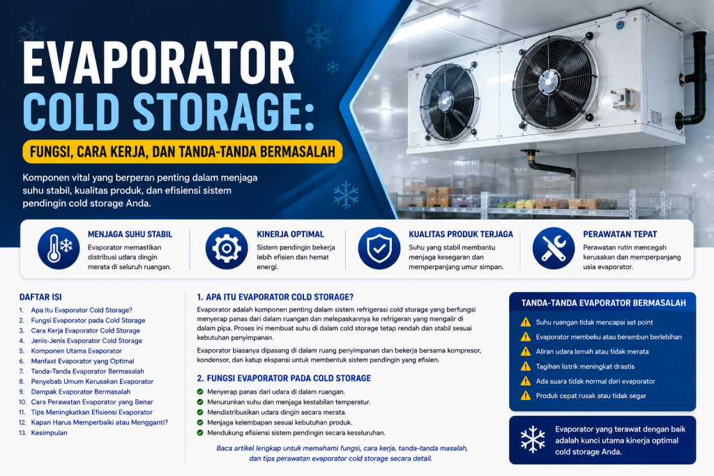 evaporator cold storage