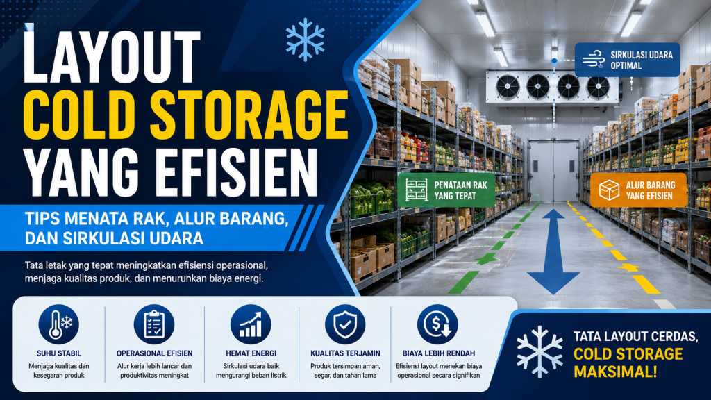 layout cold storage