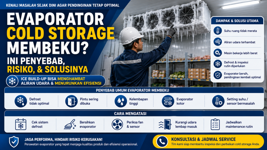 evaporator cold storage membeku