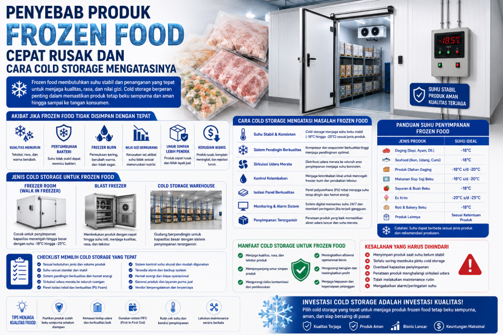 produk frozen food cepat rusak