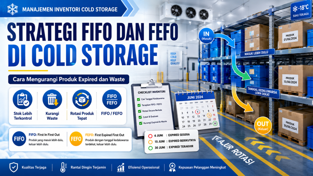 FIFO dan FEFO di cold storage