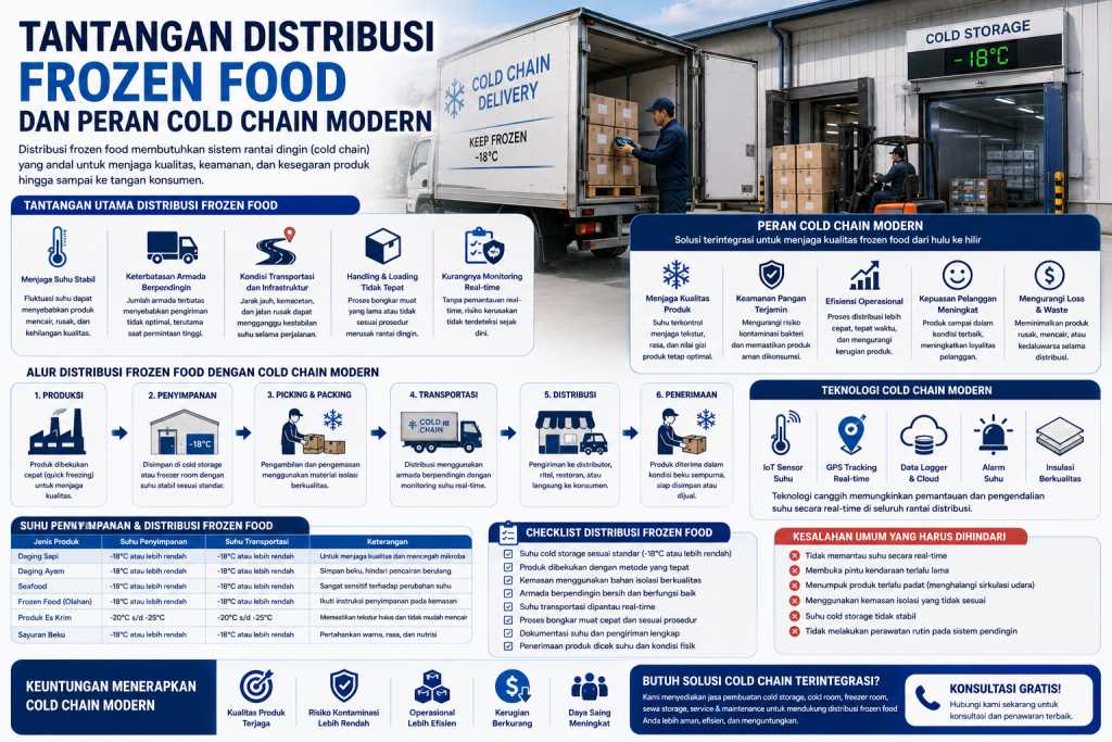 tantangan distribusi frozen food