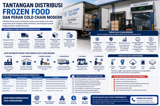 Tantangan Distribusi Frozen Food dan Peran Cold Chain