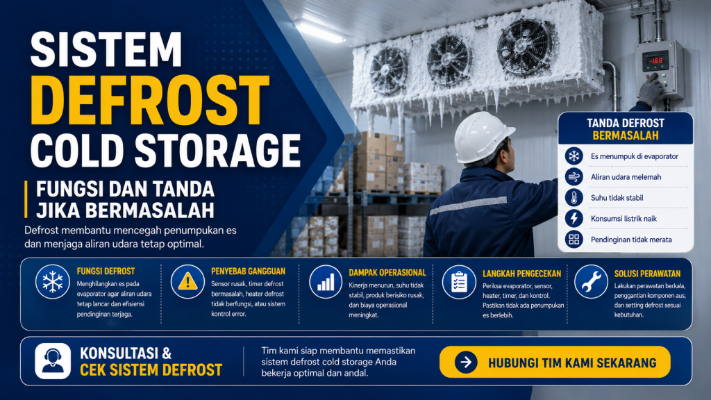 sistem defrost cold storage