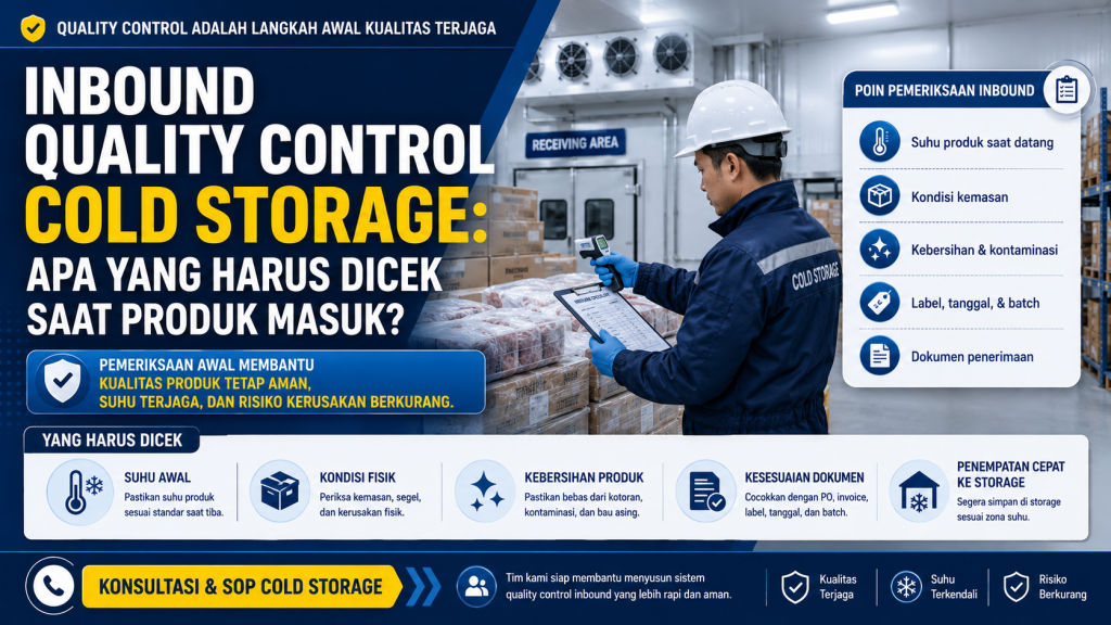 inbound quality control cold storage