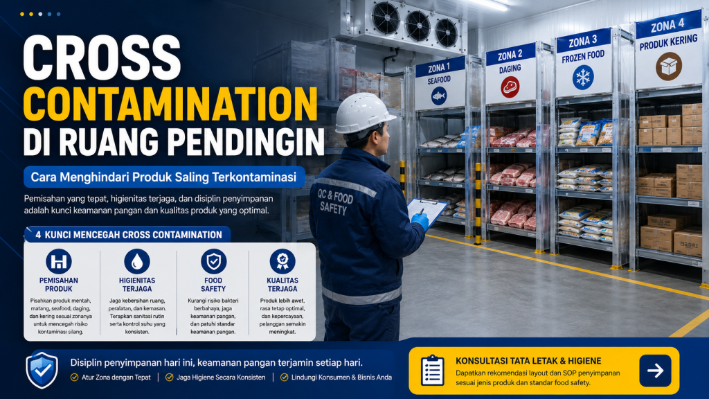 cross contamination di ruang pendingin