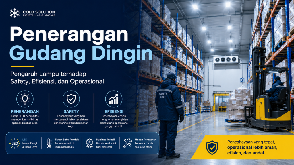 penerangan gudang dingin