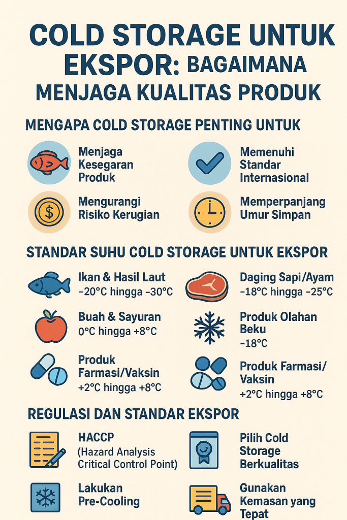 Cold Storage untuk Ekspor