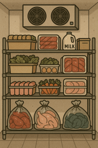 ilustrasi cold storage menjaga kesegaran