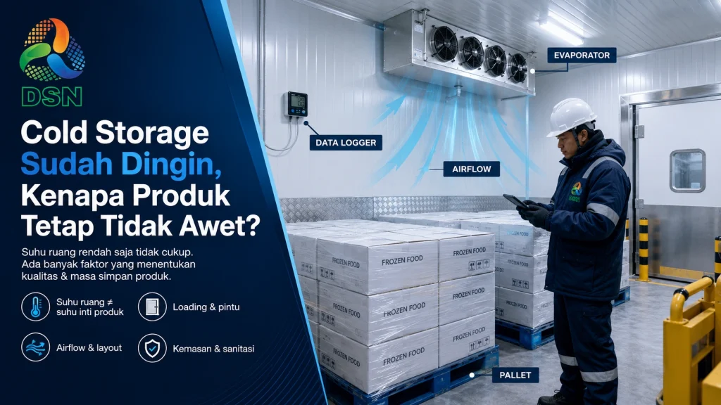 Evaluasi penyebab produk tidak awet di cold storage meskipun suhu ruang sudah dingin