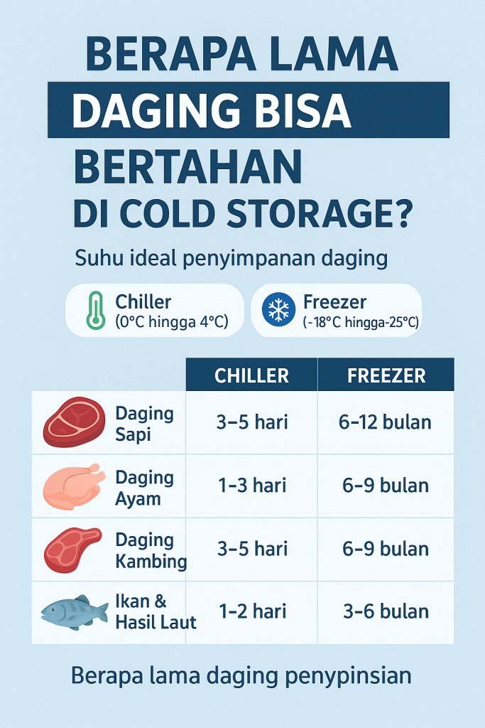 berapa lama daging bisa bertahan